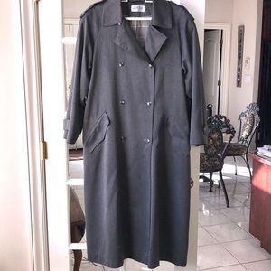 JG Hook Vintage Grey trench coat